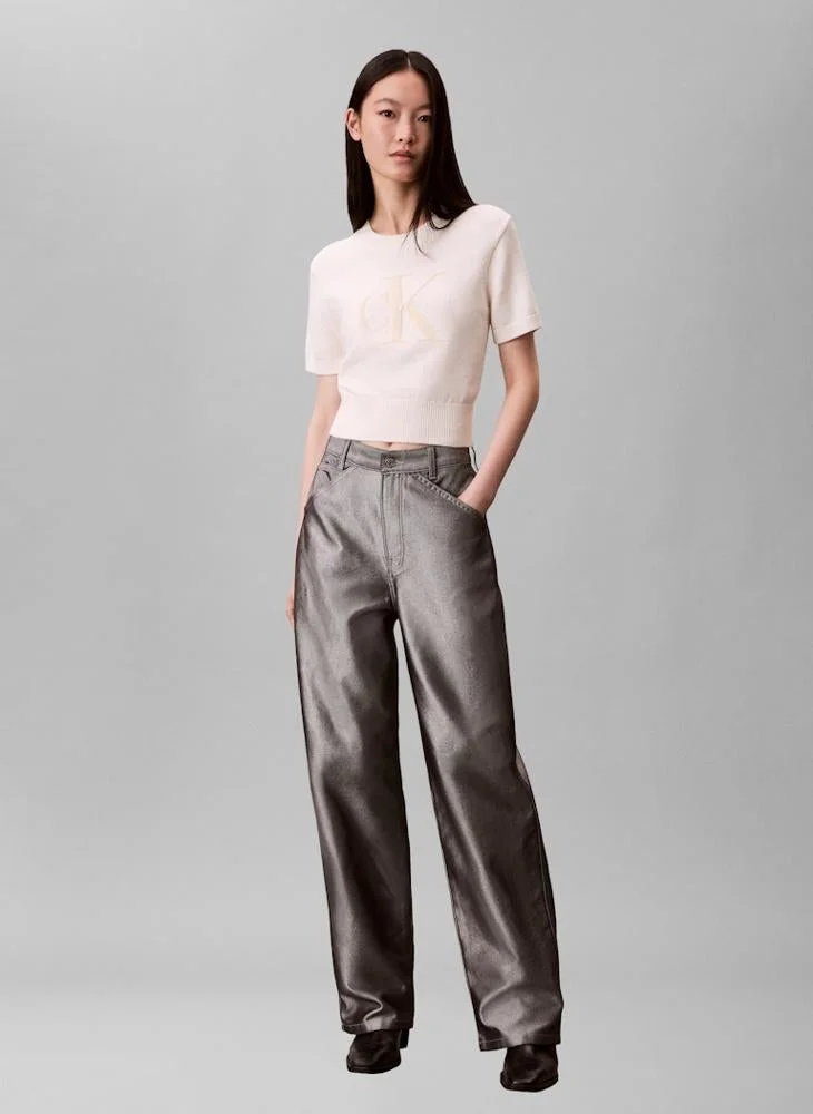 Calvin Klein Jeans  Graphic Pullover Sweater for Women | Best Price UAE