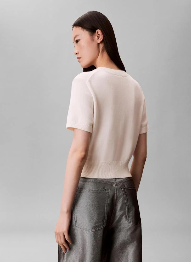 Calvin Klein Jeans  Graphic Pullover Sweater for Women | Best Price UAE