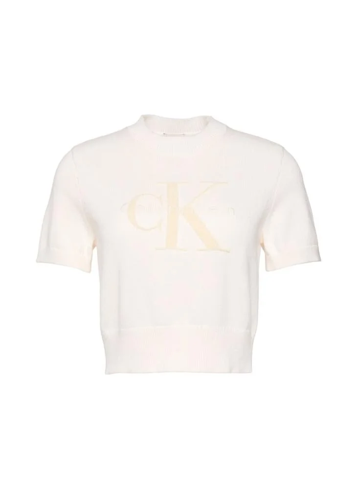 Calvin Klein Jeans  Graphic Pullover Sweater for Women | Best Price UAE