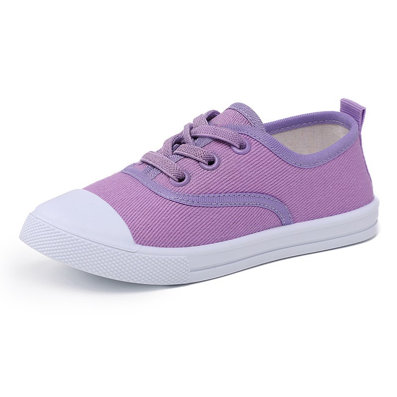 Children'S Canvas Shoes Versatile New Style For Older Kids, Baby Shoes, Fashionable Boys' Casual Shoes With Biscuit Sole For Ages 1-6 - Image 1