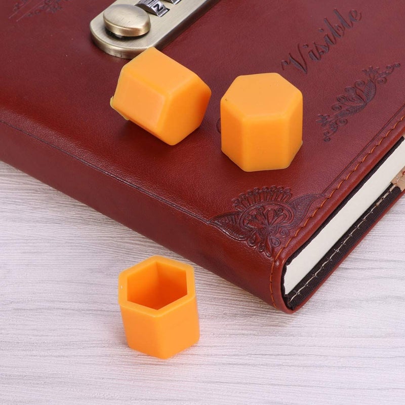 Orange Wheel Lug Nut Caps 40pcs Set For Car Decoration And Maintenance - Image 3