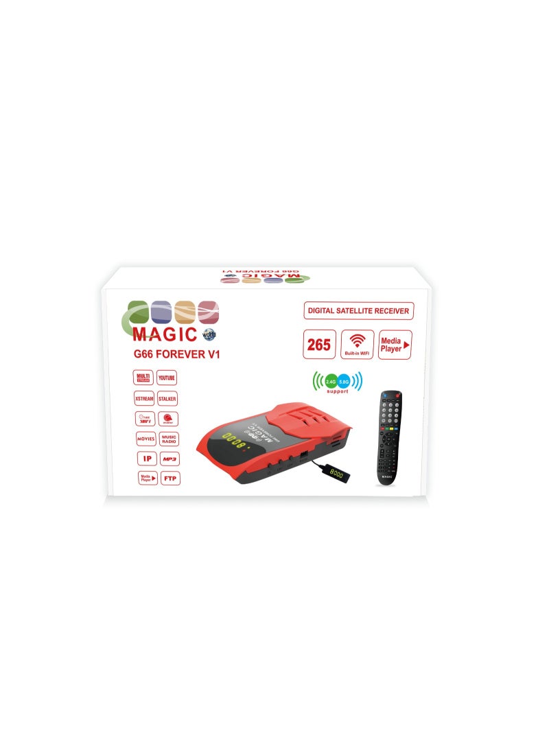 MAGIC G66 FOREVER V1 Digital Satellite Receiver