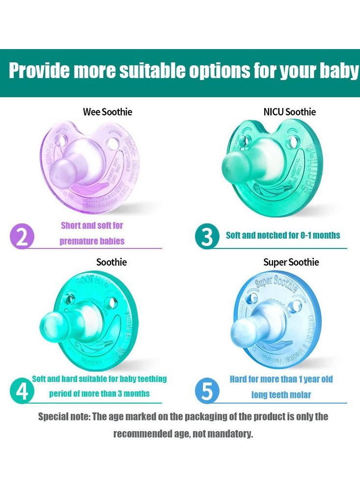 Philips لهاية أفنت سوثي مقاس 2، للأطفال المبتسرين - المولودين قبل 34 أسبوعًا، قطعة واحدة - أرجواني طبيعي - Image 3