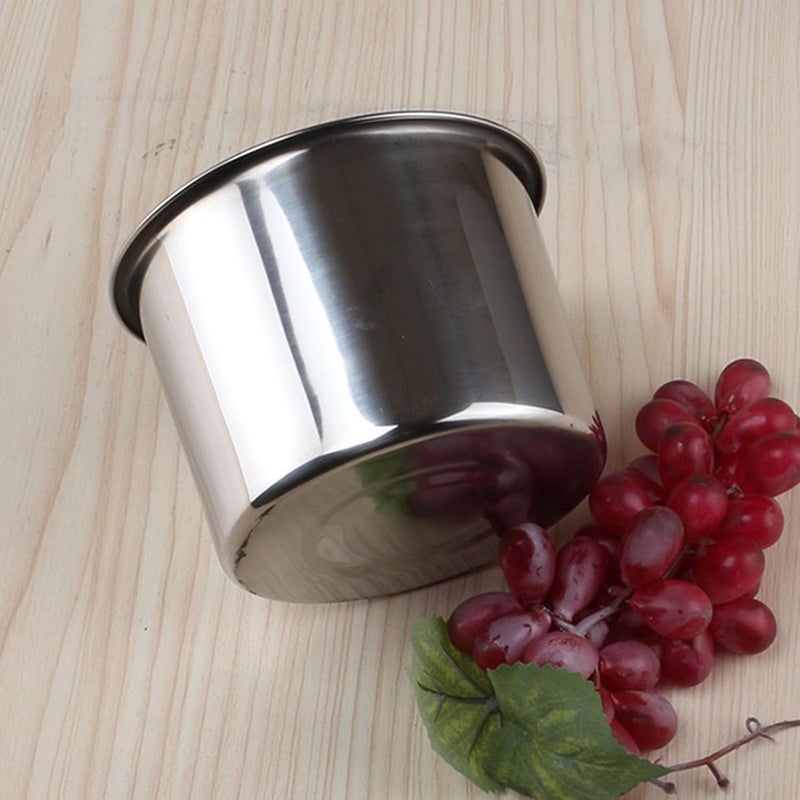 Stock Pot with Lid, High Temperature Proof Heavy Duty Stainless Steel Stockpot, Multifunctional Soup Pot for Seasoning Eggs Stews (22cm) - Image 5