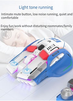 M MIAOYAN M MIAOYANG6 Wireless Bluetooth Wired Three Modes Connection Mouse Glow Daily Work Game Desktop Computer Notebook Mechanical Mouse  - Image 5