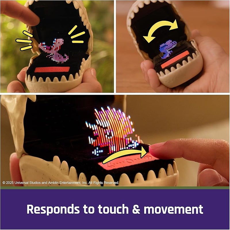 بيتزي، لعبة ديناصور تفاعلية من جوراسيك وورلد تحتوي على 25 ديناصورا بداخلها، تتفاعل مع اللمس، الكبسولات متصلة وتتفاعل، ألعاب أطفال رقمية للحيوانات الأليفة للأعمار 5 فما فوق - Image 2