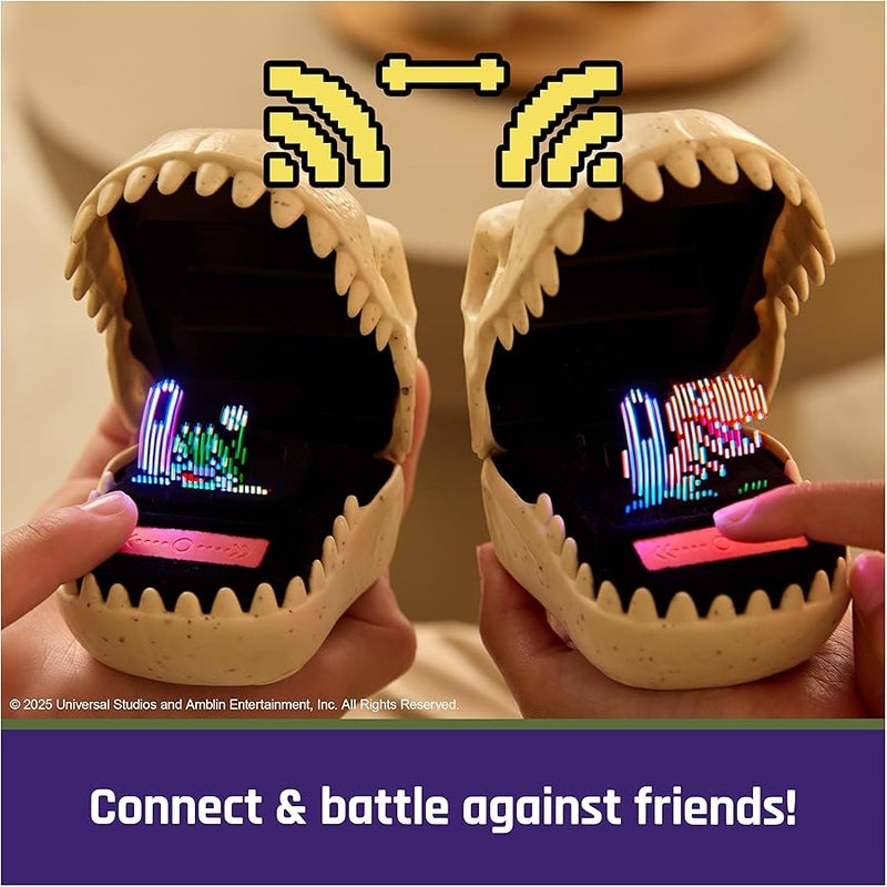 بيتزي، لعبة ديناصور تفاعلية من جوراسيك وورلد تحتوي على 25 ديناصورا بداخلها، تتفاعل مع اللمس، الكبسولات متصلة وتتفاعل، ألعاب أطفال رقمية للحيوانات الأليفة للأعمار 5 فما فوق - Image 5