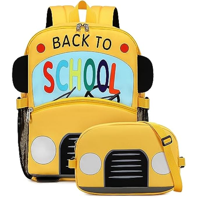 rayihni Toddler Backpack Boys 15 Inch Kids Preschool Kindergarten School Backpack Book Bag for Daycare Nursery Travel - Image 1