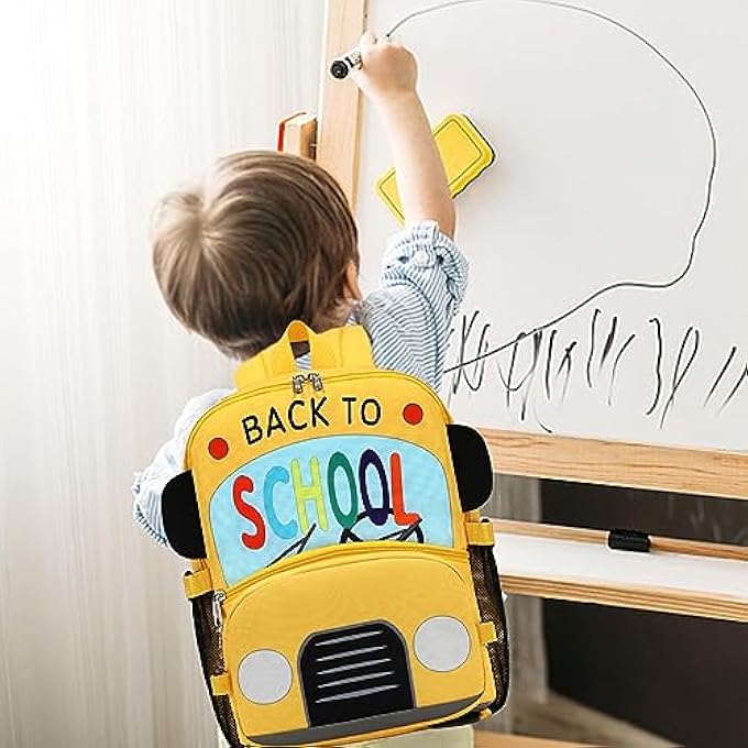 rayihni Toddler Backpack Boys 15 Inch Kids Preschool Kindergarten School Backpack Book Bag for Daycare Nursery Travel - Image 4