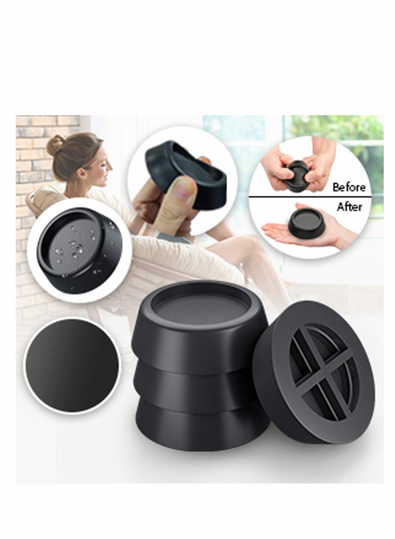 SYOSI Washing Machine Feet Pad Anti Vibration Rubber Feet No-Slip Flooring Protector Shock Absorbing Washer Feet Pad for Dryer Refrigerator Treadmill Table Chair - Image 5