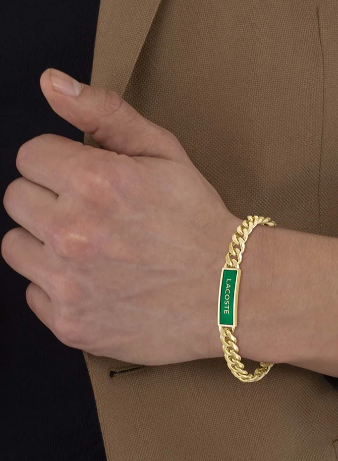 لاكوست Lacoste Men's Gold Chain Bracelets - 2040323