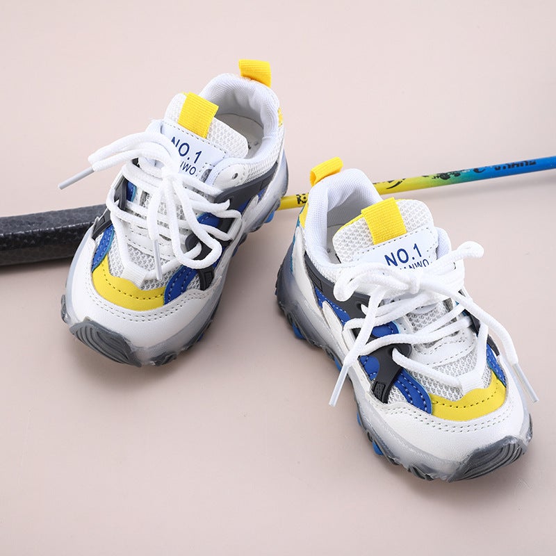 Mesh Sneakers Lightweight Flexible Sole Walking Shoes For Kids Indoor And Outdoor Activities - Image 2