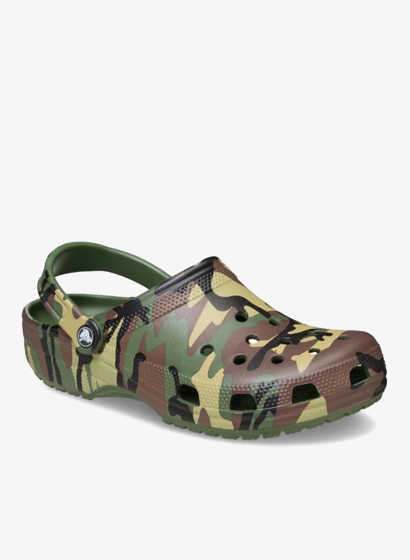 crocs Army Green/Multi Casual Camouflage Clogs for Men | Best Price UAE