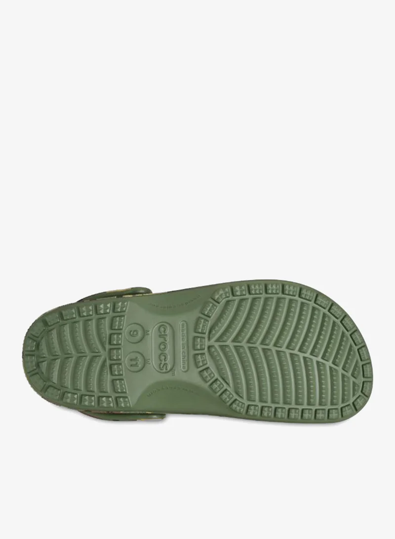 crocs Army Green/Multi Casual Camouflage Clogs for Men | Best Price UAE