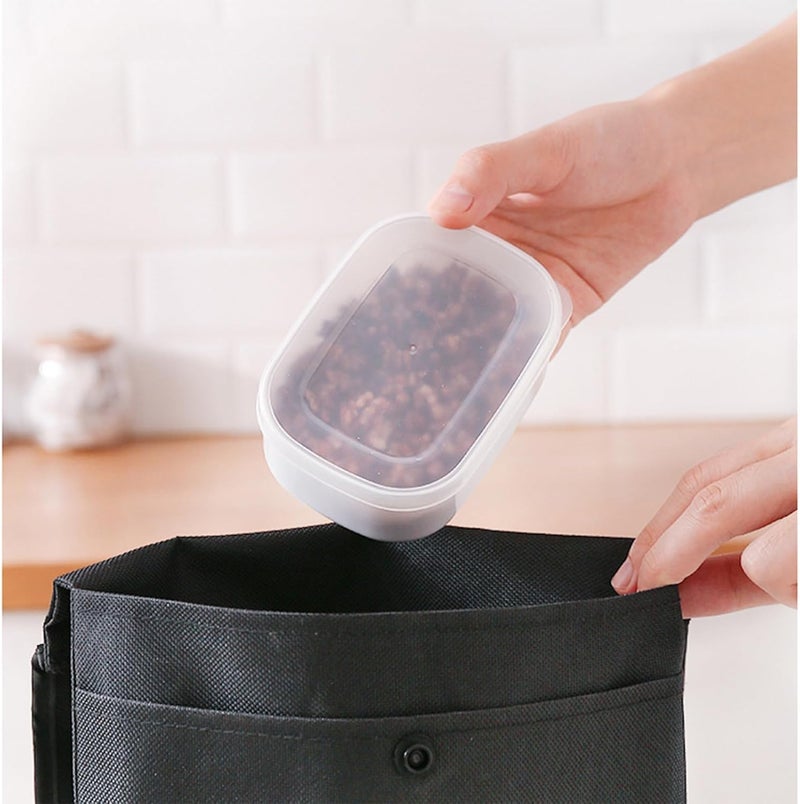 Azonee Food-Grade Freezer Containers with Lids (8 Sets), Small BPA-Free Plastic Food Storage Containers for Meal Prep, Ideal for Freezing, Storing, and Portioning Meals - Image 5