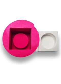 Glance Concrete Candle Holder Silicone Mold 4.9 cm x 4 cm No:37  - Image 2