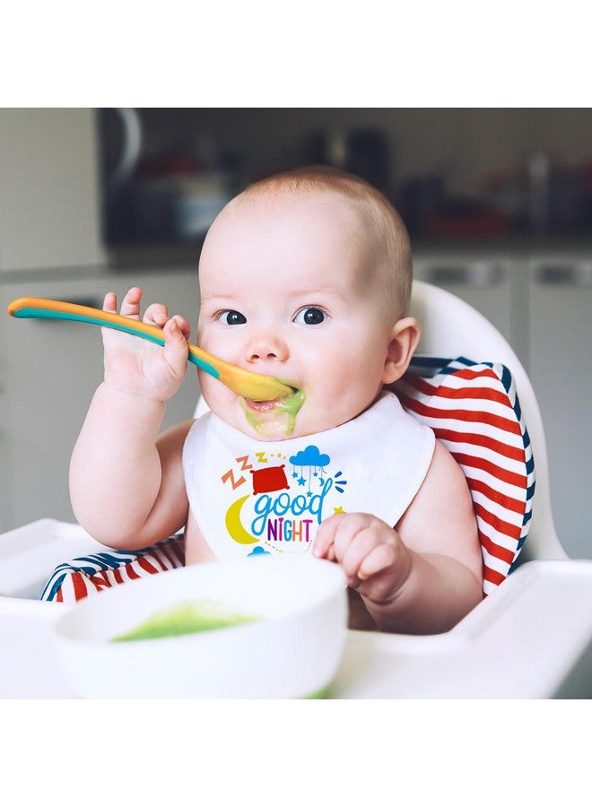 Jutom 38 Pcs Diy Baby Bibs Decorating Sets Includes 14 White Baby Bibs 10 Fabric Paint Markers 14 Stencils 2 Ply Cotton Drool Bibs Plain Baby Shower Game Gifts For Boys Girls Gender Reveal Party  - Image 5