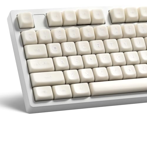 GMKWTL XVX White Jade Keycaps, Double Shot PBT Keyboard Key caps 132 Keys MDA Profile Keycap Set Compatible with 60%/65%/75%/TKL/96%/100% US Layout Cherry MX Switches Mechanical Keyboard - Image 1