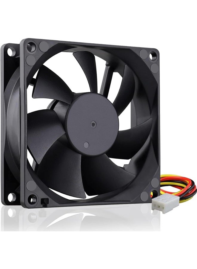melfi Melfi Silent Brushless Cooling Fan – Ultra-Quiet Fan for CPU, GPU, PC Case, DIY Electronics, Networking & Home Devices Airflow, Long Lifespan, Multi-Purpose Use (24V, 60X60X20mm)  - Image 1