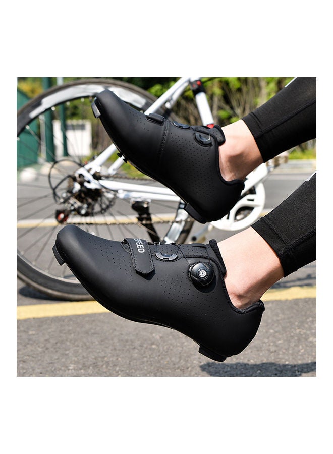 Loquat Cycling Shoes Road Bike for Men and Women Black Size 42 33.00x12.00x21.50cm - Image 4