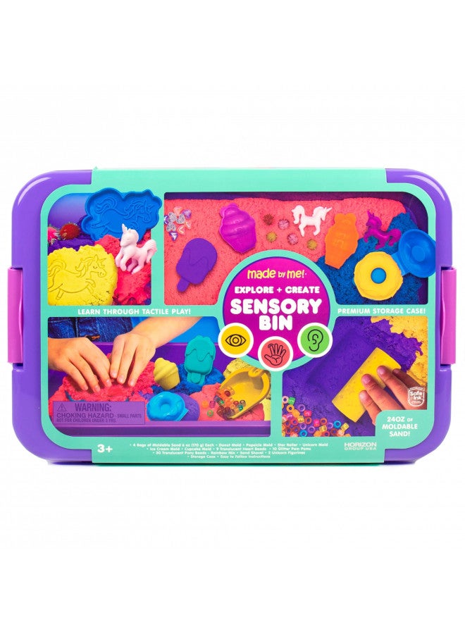 Made By Me Explore + Create Unicorn Sensory Bin - Sensory Bins for Toddlers - All-in-One Tactile Sensory Toys - Learn Through Play Toys - Unique Fine Motor Toys & Magical Sensory Experience - Image 2