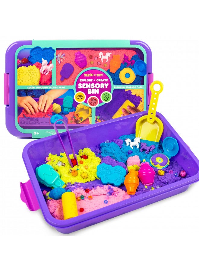 Made By Me Explore + Create Unicorn Sensory Bin - Sensory Bins for Toddlers - All-in-One Tactile Sensory Toys - Learn Through Play Toys - Unique Fine Motor Toys & Magical Sensory Experience - Image 1
