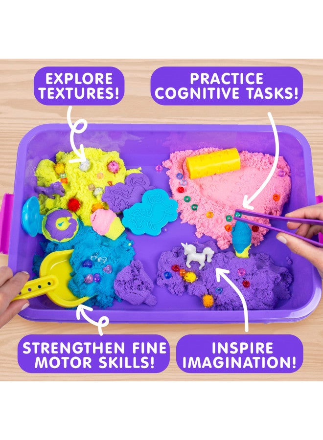 Made By Me Explore + Create Unicorn Sensory Bin - Sensory Bins for Toddlers - All-in-One Tactile Sensory Toys - Learn Through Play Toys - Unique Fine Motor Toys & Magical Sensory Experience - Image 5