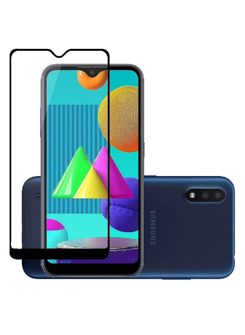 Super Tempered Glass Screen Protector 5D Designed For Samsung Galaxy M01 Full Glue Edge to Edge Full Screen Coverage And Bubble Free - Image 1