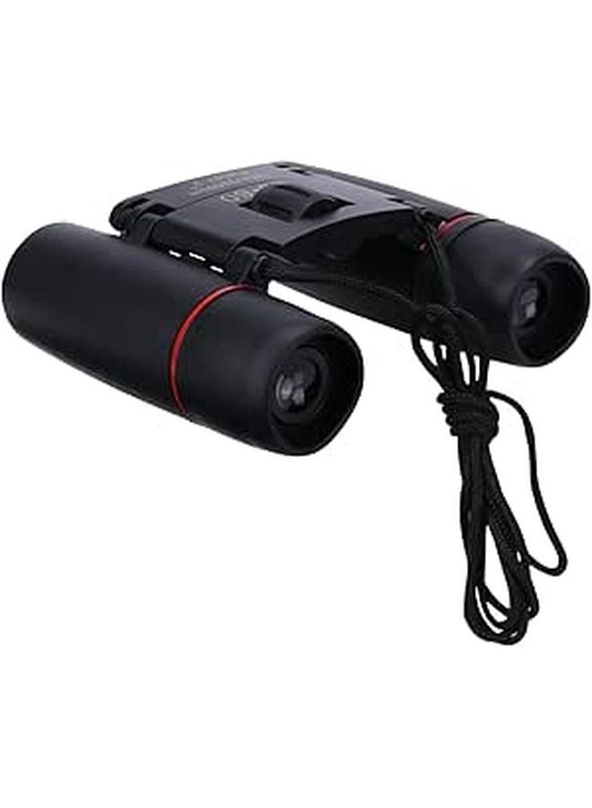 Mini Folding 30x60 Compact Binoculars For Travel Bird Watching Outdoor Theater Black - Image 1