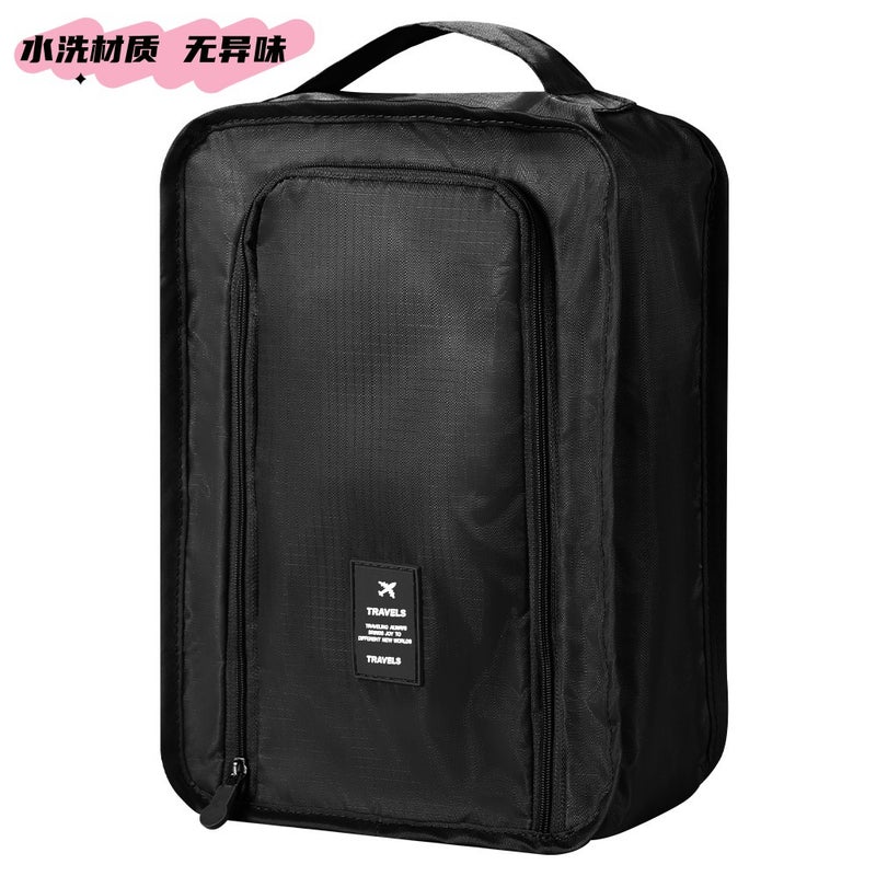 Upgrade 2024 Travel Shoe Bag Dust-Proof Organizer Black