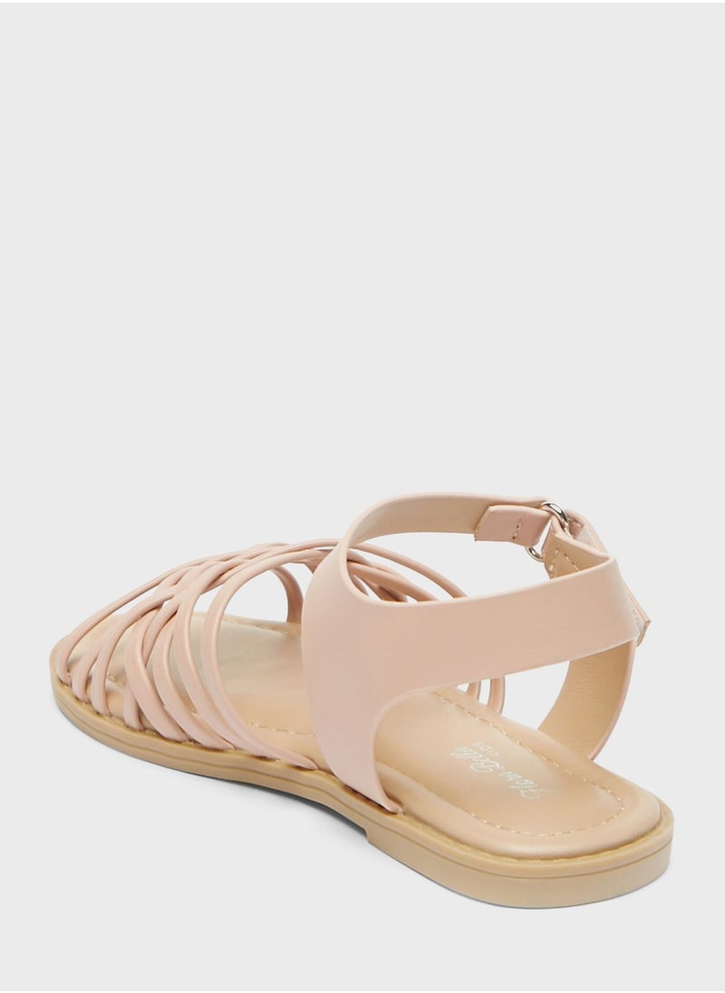 shoexpress - Kids Cross Strap Velcro Sandals - Image 1