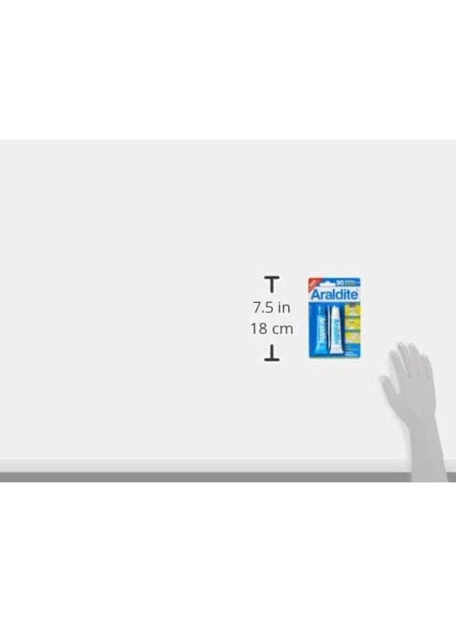 Araldite 15Ml 90 Minutes Standard Epoxy Adhesive Glue Blue White - Image 3