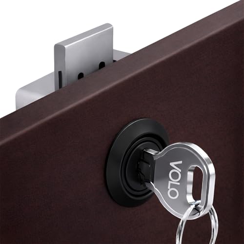 Volo Furniture Cupboard Lock – 30mm Black Safety Lock for Drawers, Cabinets, Wardrobes, and Almirahs – Home & Office Use - Image 1
