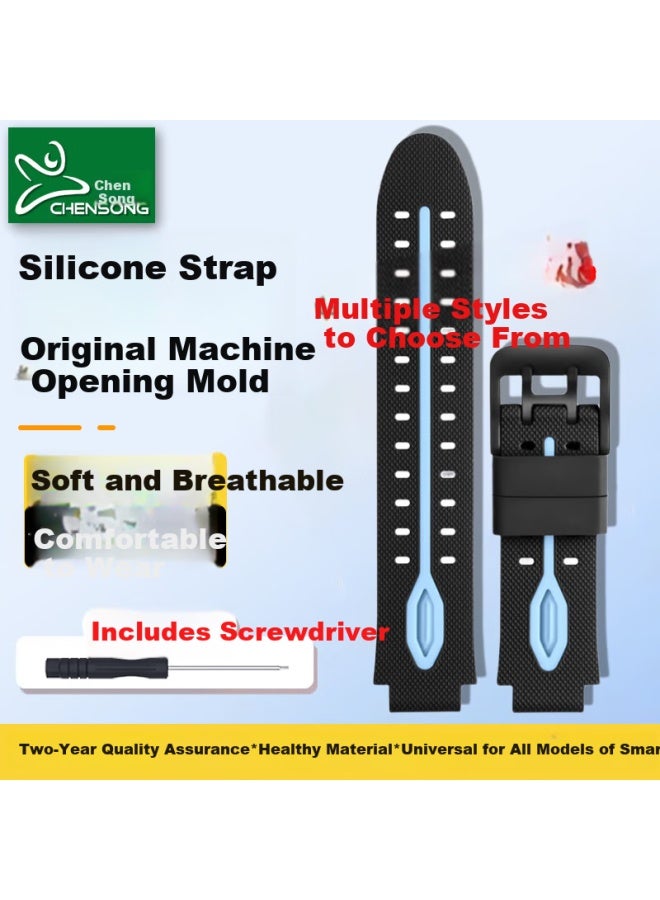 Chensong Silicone Watch Band For Small Genius Phone Watch D2a/q2a, Compatible With Q1a/d2/d3/q1r/z6p/z9/z8/z7/z6s/z6/z5a/z5pro/z3 - Image 1