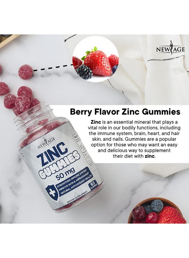 New Age Mmies 2 Pack 50Mg High Immune Booster Zinc Supplement Immune Defense Powerful Natural Antioxidant Nongmo By New Age 120 Count - Image 4