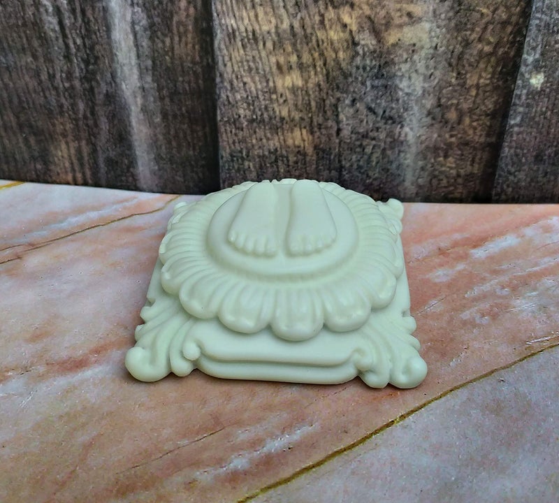 SHINDE EXPORTS Marble Charan Paduka for Puja (Design 13) - Image 1