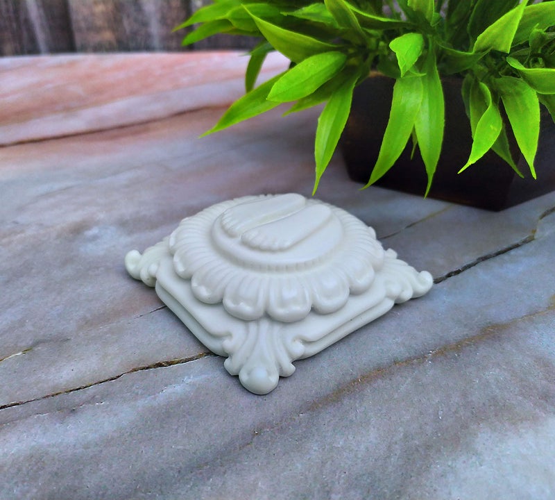 SHINDE EXPORTS Marble Charan Paduka for Puja (Design 13) - Image 3