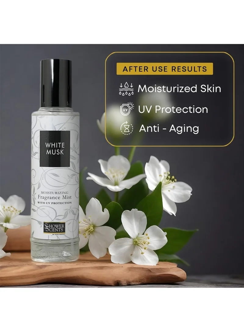 Shower Scents Shower Scents White Musk moisturizing fine fragrance body mist  250ml