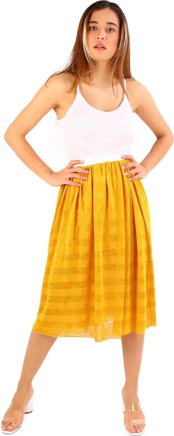 Alexander Gardi Jacquard Lined Skirt (B19-134801)
