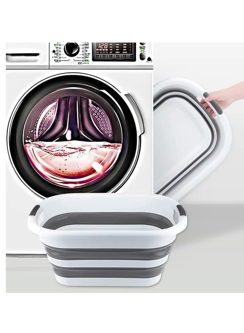 Large 38-Liter Collapsible Laundry Basket, Space-Saving, Bathtub Storage Container, Multi-Colored Washbasin - Image 3