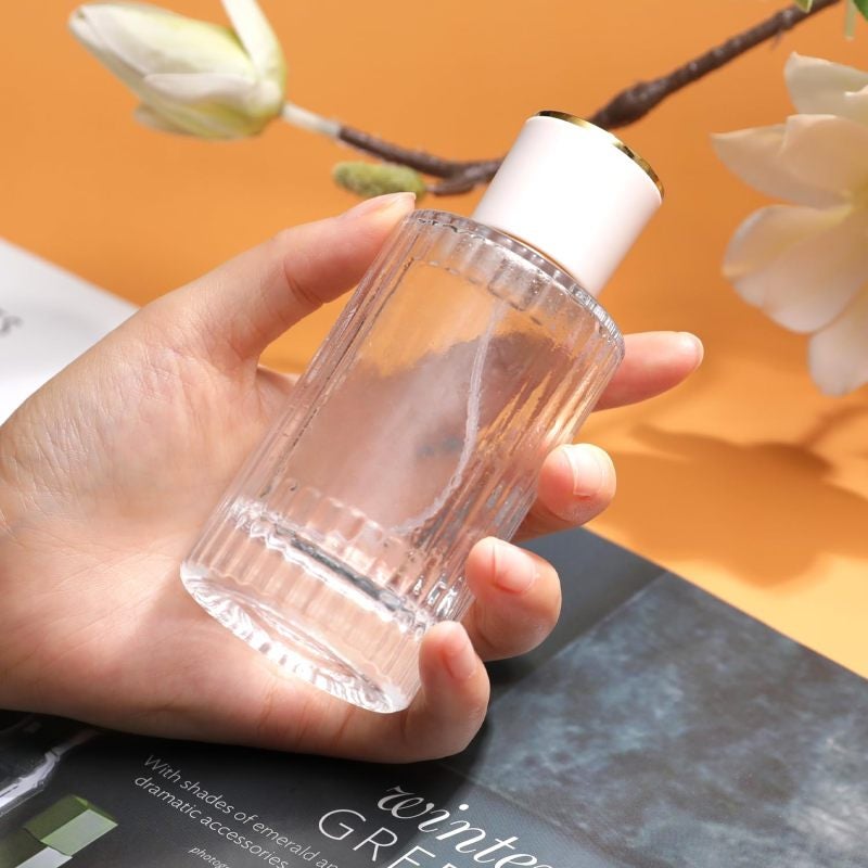 زجرة عطر قابلة لإعادة التعبئة 100 مل بيضاء محمولة - زجرة عطر سفرية خالية من التسرب للتطبيق المتحرك للعطر - Image 5