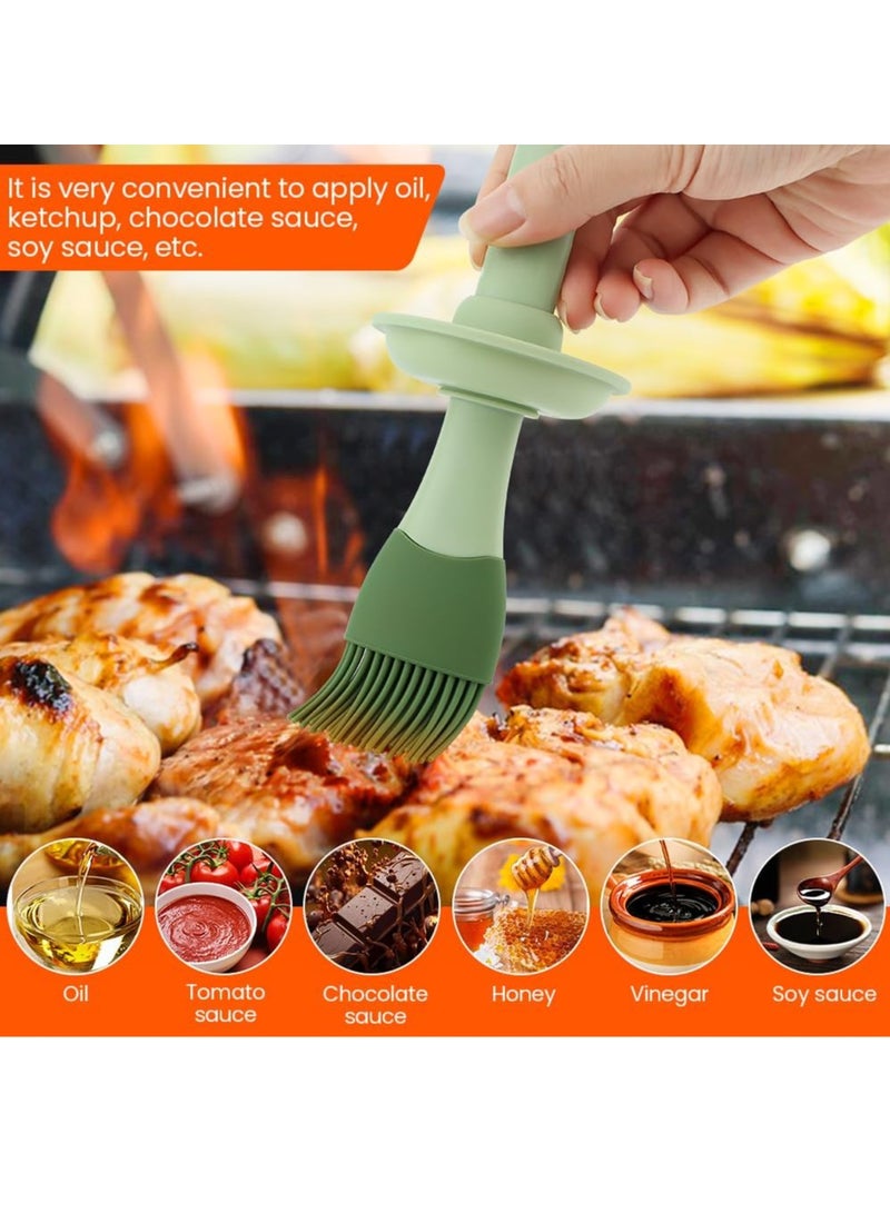 Versatile Silicone Oil Brush for Kitchen | High-Temperature Resistant | Integrated Oil Bottle & Basting Brush | Perfect for BBQ, Grilling, and Pancake Making | Easy to Clean | BPA-Free | Heatproof Handle  - Image 3