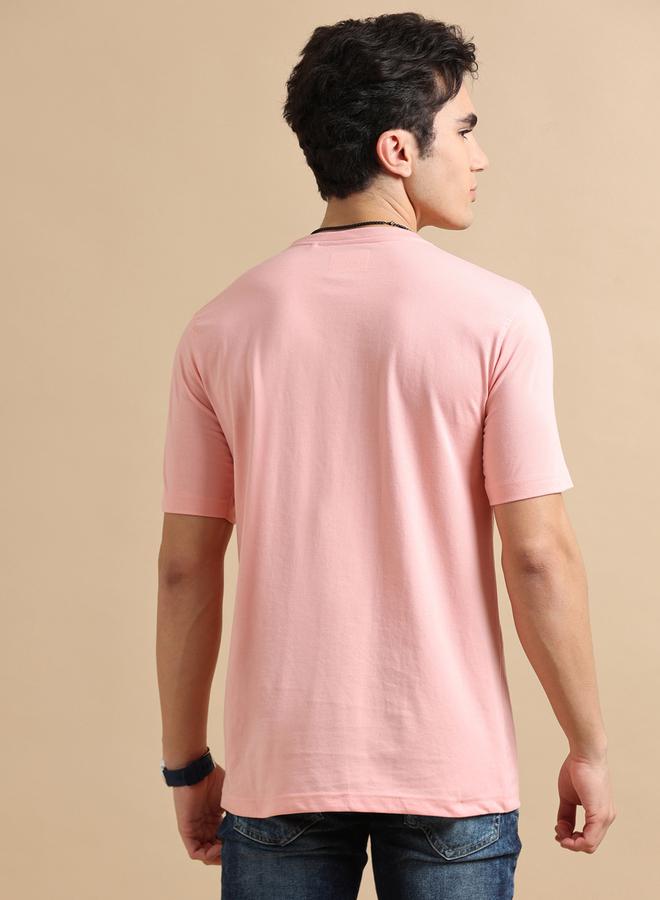 بوشيرت تيشيرت ستايلي برقبة دائرية سادة بقصة عادية - Image 4