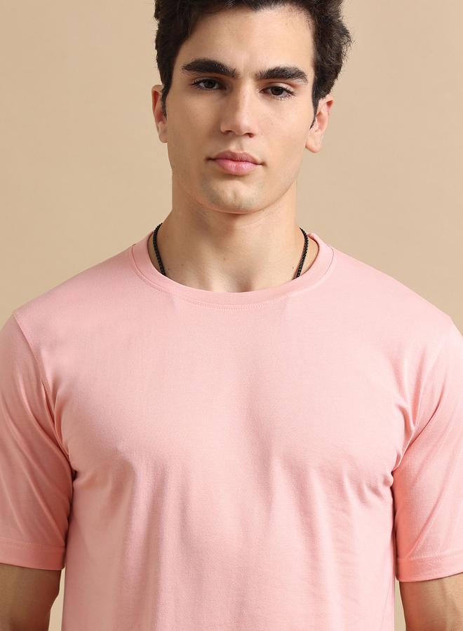 بوشيرت تيشيرت ستايلي برقبة دائرية سادة بقصة عادية - Image 5