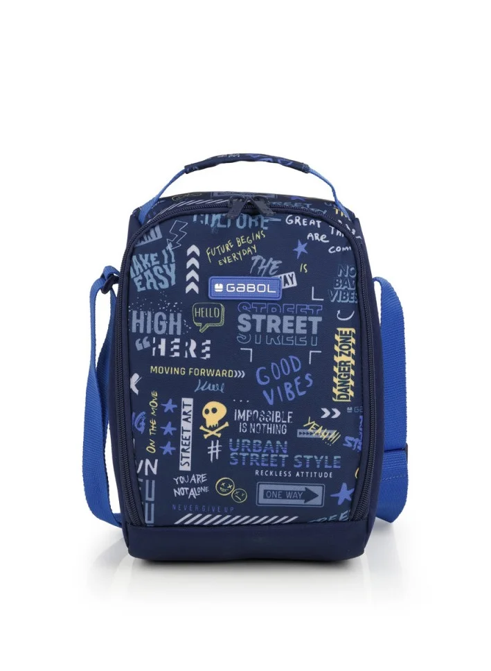 GABOL Gabol Skull Kids Lunch Bags Lightweight for Preschool Boys Girls