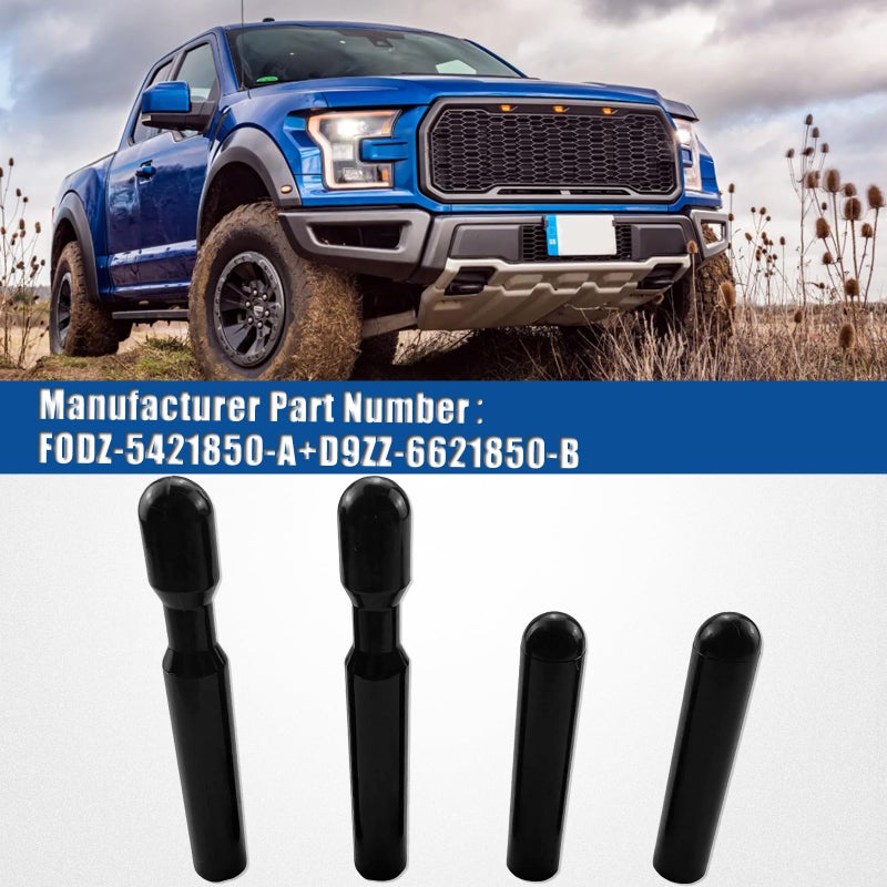 PMFCA Front Door 2pcs + Back Door 2pcs Door Lock Knob Post Pull Pin Fit for Ford F150, Explorer - Image 2