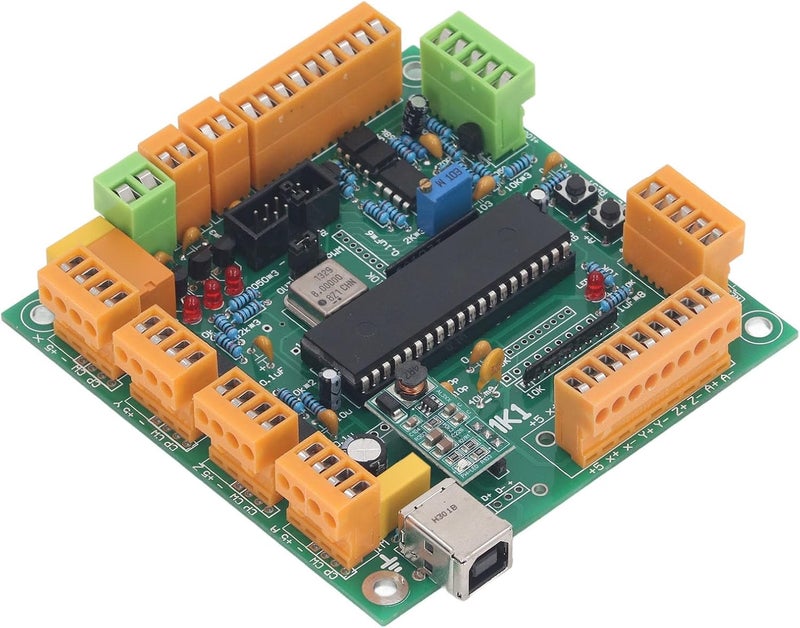 USB Interface CNC Motion Control Card High Performance Compact Breakout Board Controller for CNC Machines with 4 Axes 3 Axes G Code Support and 25 kHz Step Frequency - Image 2
