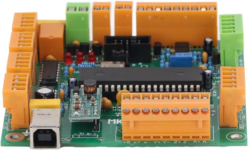 USB Interface CNC Motion Control Card High Performance Compact Breakout Board Controller for CNC Machines with 4 Axes 3 Axes G Code Support and 25 kHz Step Frequency - Image 3