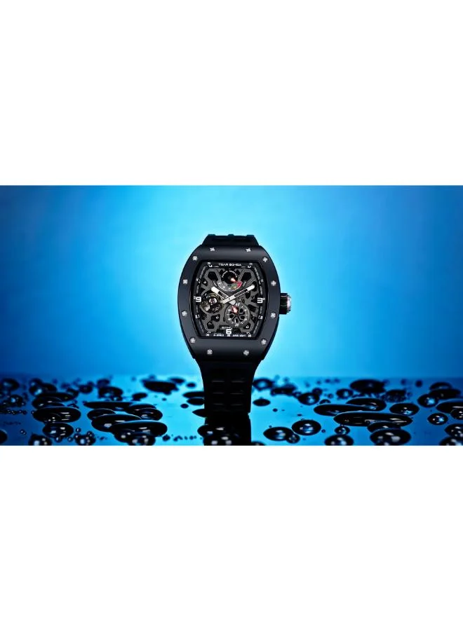 TSAR BOMBA Men's Rubber Automatic Watch TB8212C-02 - 50.0*42.8 mm