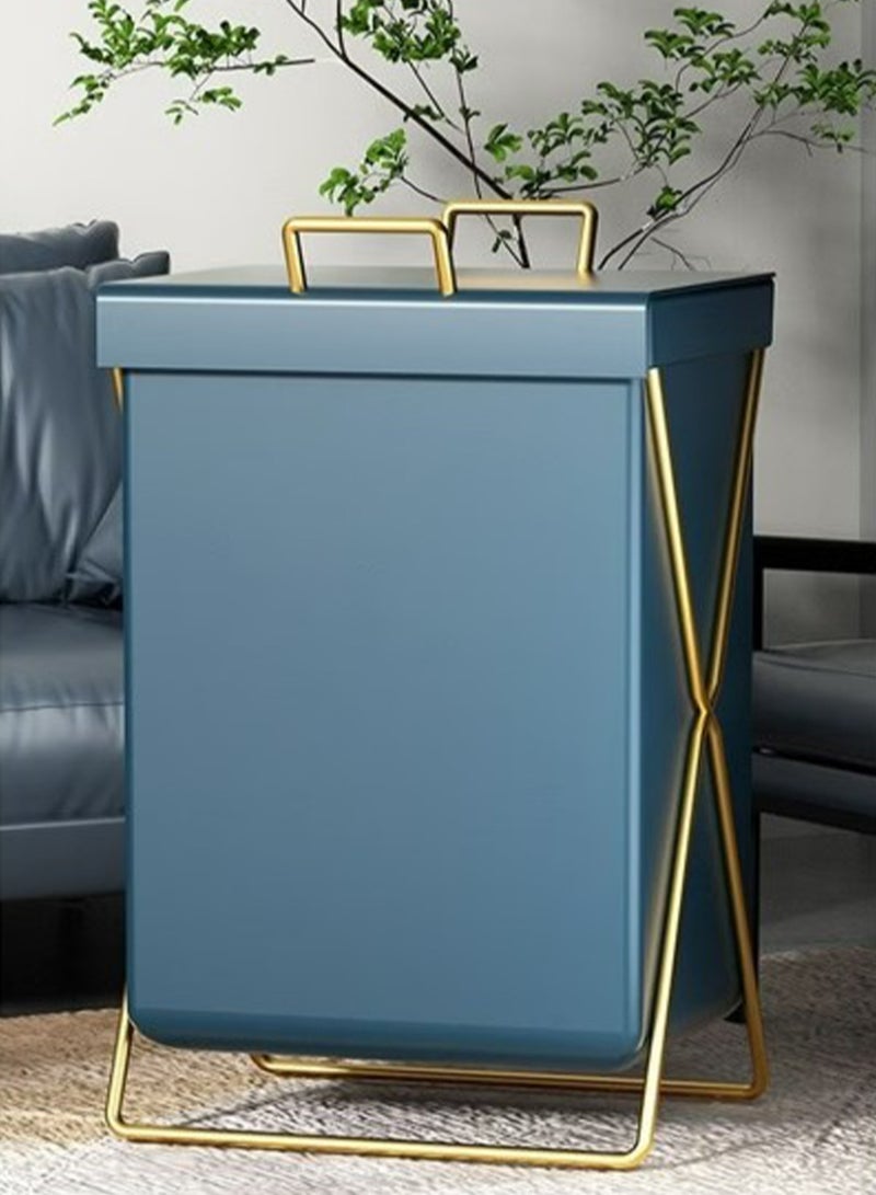 سلة غسيل أنيقة لتخزين الملابس، حقيبة غسيل محمولة مقاومة للغبار والماء